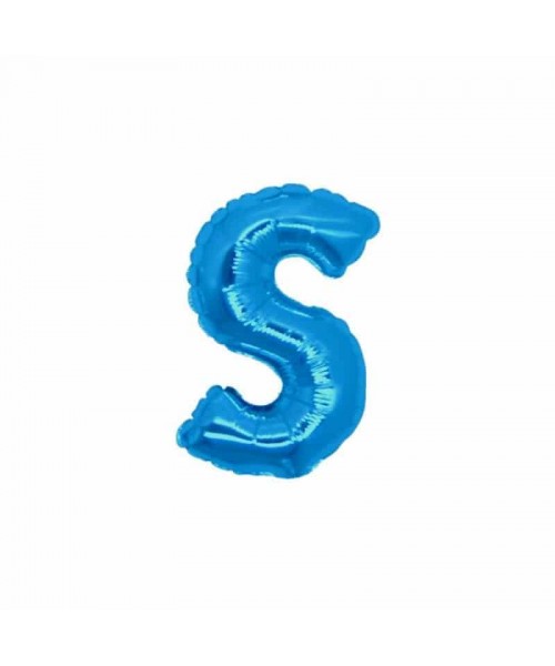 LETTERA MINI "S" BLU CM.18
