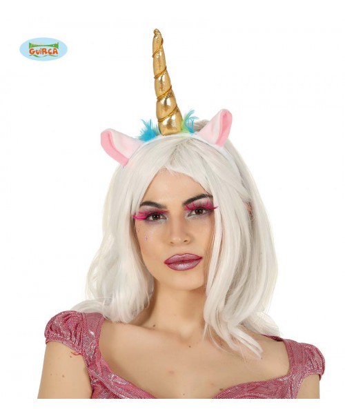 DIADEMA UNICORNO ORO