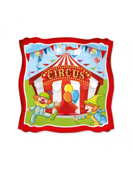 8 PIATTI CM.19 CIRCUS PARTY