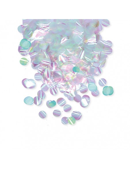 CORIANDOLI IN FOIL TONDI DIAM.2CM IRIDESCENTI GR.50