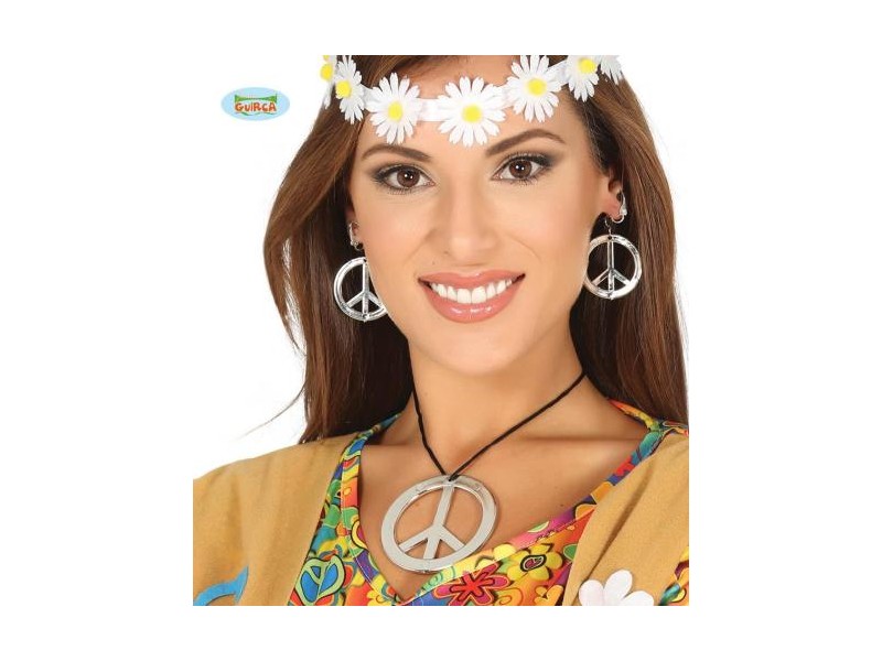 COMPLETO COLLANA E ORECCHINI HIPPIE