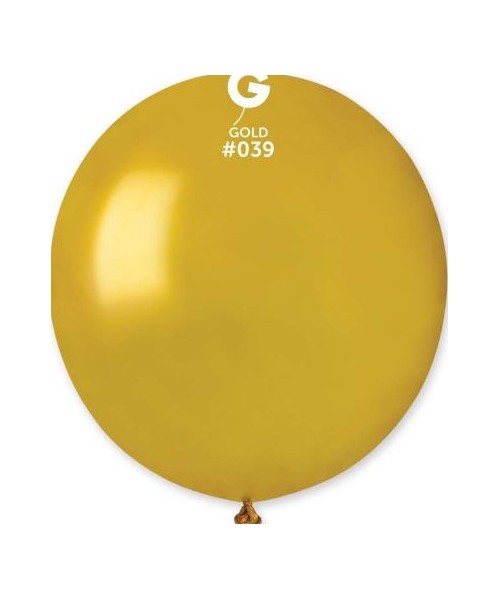 PALLONE LATTICE 48CM 19" ORO METAL 1PZ 2