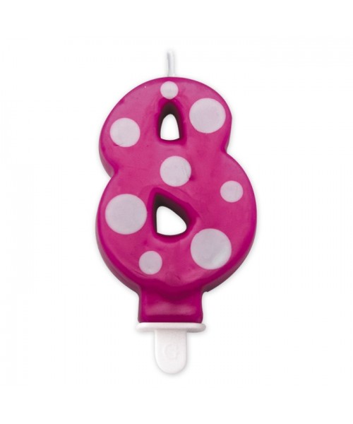 Cand. Numero 8 Pois Fuxia