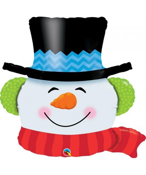 PALLONE MYLAR TESTA OMINO DI NEVE 36" CM. 91 2