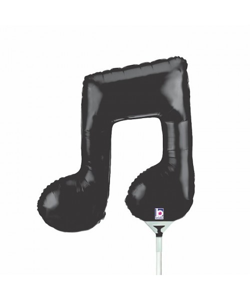 PALLONE NOTA MUSICALE NERA 30CM/14" 2