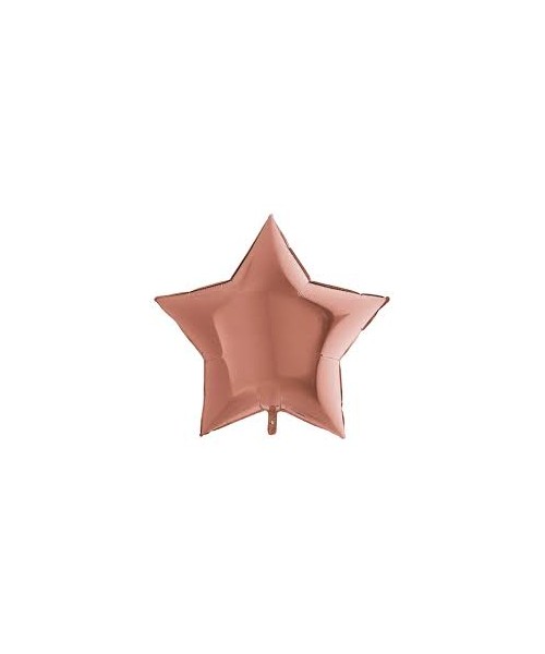PALLONE STELLA MYLAR 18" ROSE GOLD 2