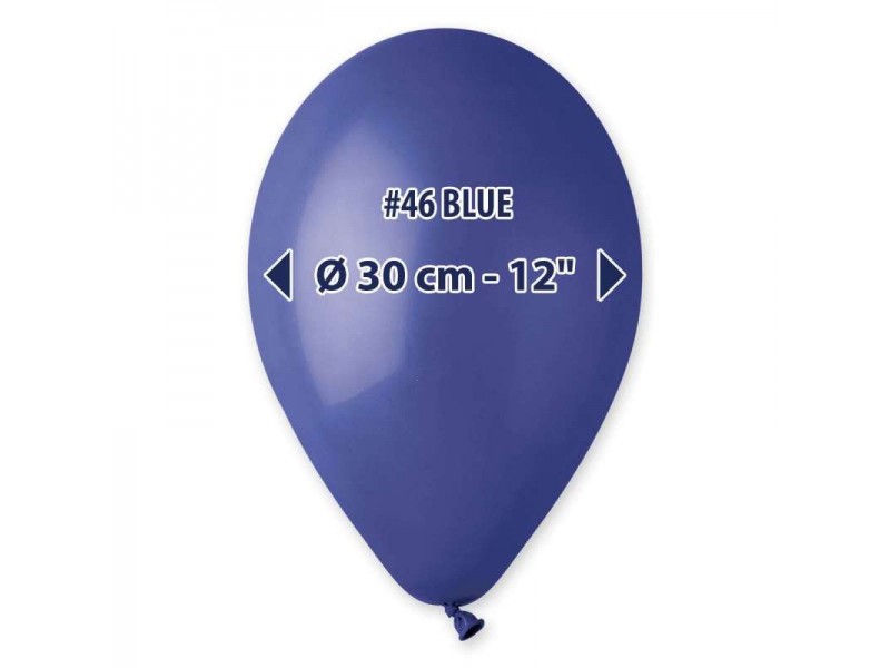 PALLONI LATTECE 12" PZ.100 BLU