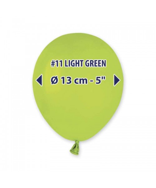 PALLONI LATTECE 5" PZ.100 VERDE CH. 2