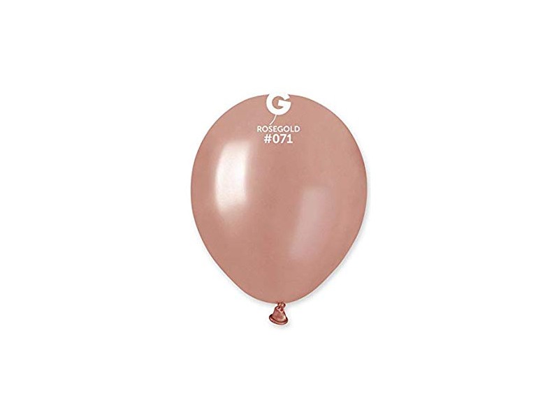 PALLONI LATTICE 5" ROSE GOLD MET. PZ.100