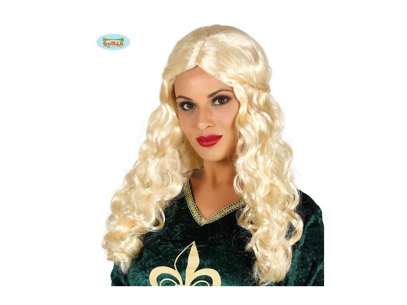 PARRUCCA BIONDA CON TRECCIA