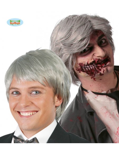 PARRUCCA GRIGIA UOMO