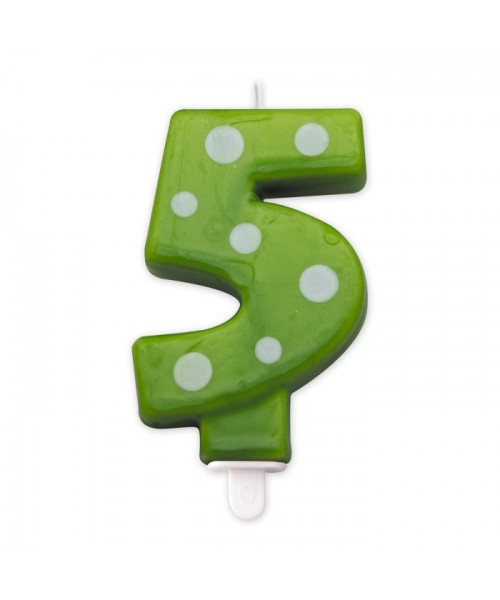 Cand. Numero 5 Pois Verde Mela