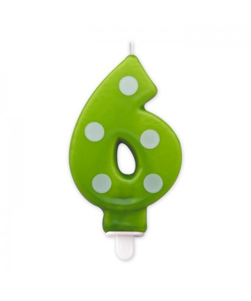 Cand. Numero 6 Pois Verde Mela