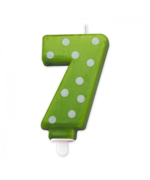Cand. Numero 7 Pois Verde Mela