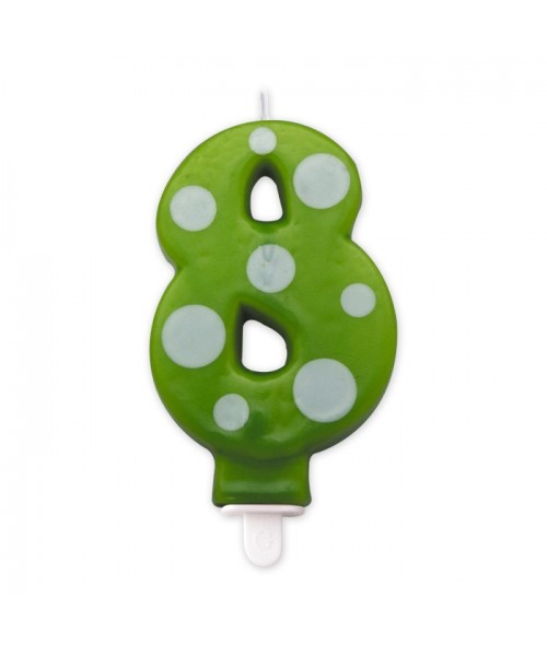 Cand. Numero 8 Pois Verde Mela