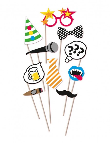PHOTO BOOTH PROPS FESTA 10PZ