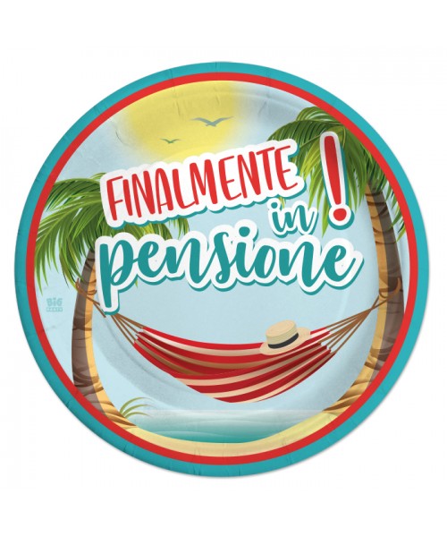 PIATTI FINALMENTE PENSIONE CM.18 PZ.8 2