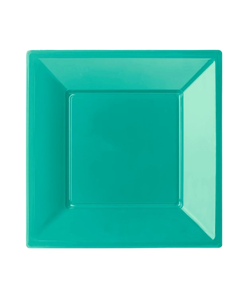 PIATTI MODUS VIVENDI VERDE ACQ. 6PZ QUAD.FONDO 18CM 2