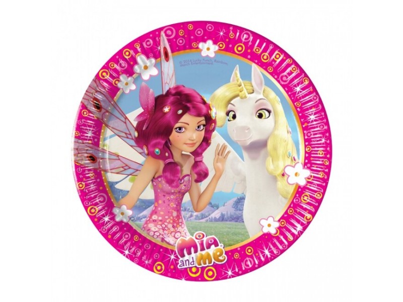 PIATTO 20 CM. 8 PZ MIA & ME