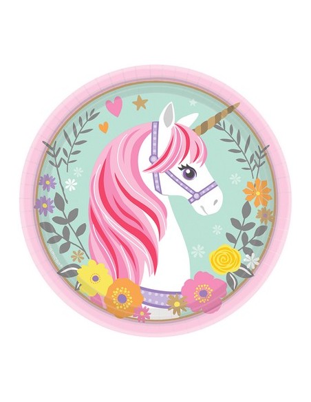 PIATTO 8PZ 18CM MAGICAL UNICORN PIATTO 8PZ 18CM MAGICAL UNICORN