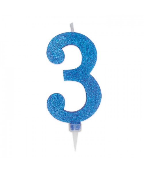 NUM.3 MAX CERA SWEETY BLU GLITTER