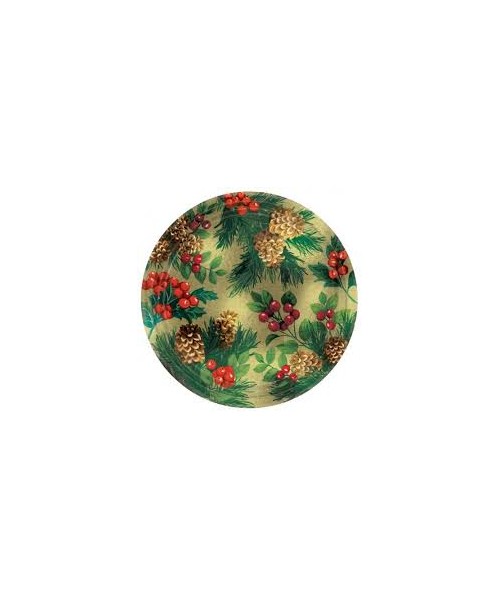 Piatto cm. 18 Holiday Spendor pz.8 2