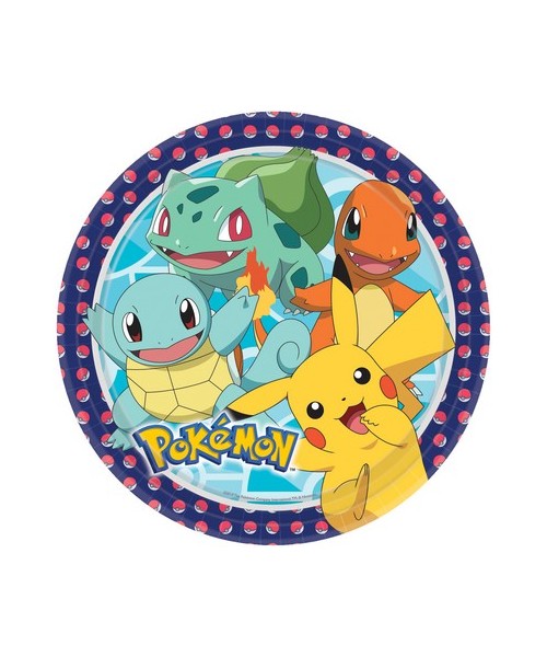 PIATTO CM. 18 PZ. 8 POKEMON 2