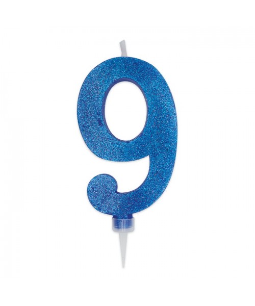 NUM.9 MAX CERA SWEETY BLU GLITTER