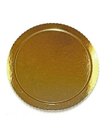 PIATTO SOTTOTORTA ORO C/SMERLO 32 CM