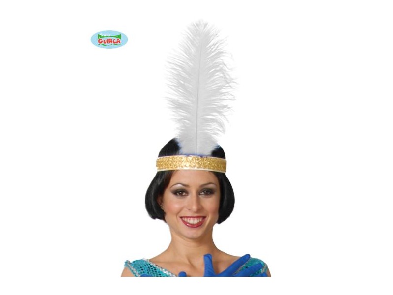 PIUMA STRUZZO BIANCA GRANDE 40CM