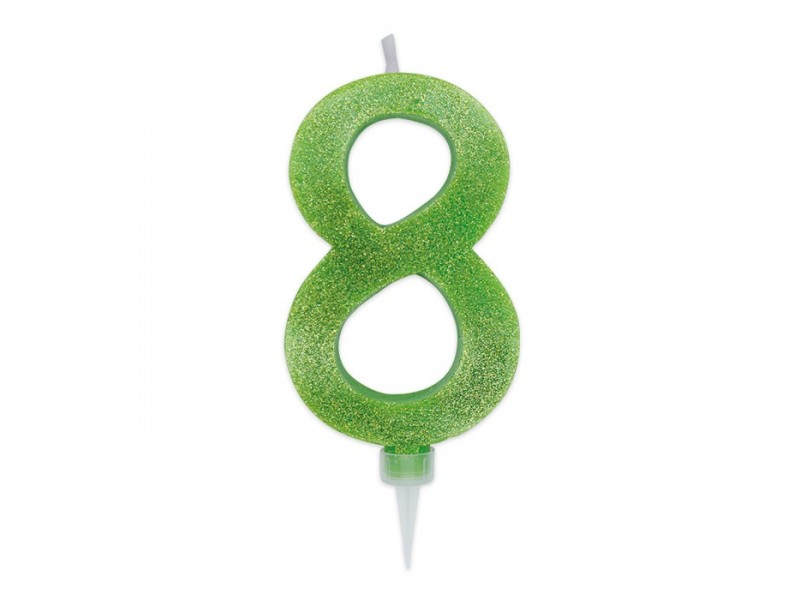 NUM.8 MAX CERA SWEETY VERDE M. GLITTER