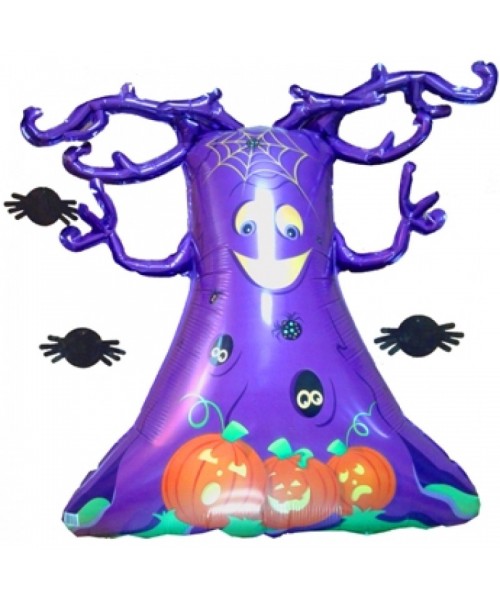 S/SHAPE HALL-SPOKY TREE DANGLER 2