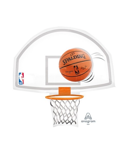 S/SHAPE MYLAR 66 x 66CM SPALDING BASKET 2