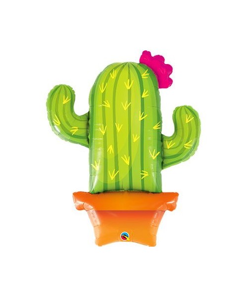 S/SHAPE MYLAR CACTUS CM. 99 1PZ