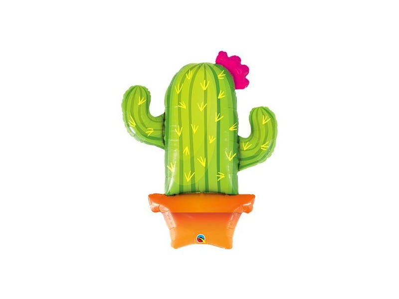 S/SHAPE MYLAR CACTUS CM. 99 1PZ