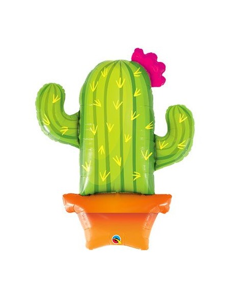 S/SHAPE MYLAR CACTUS CM. 99 1PZ