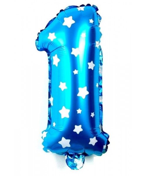 S/SHAPE N.1 AZZURRO CON STELLE 1MT 2
