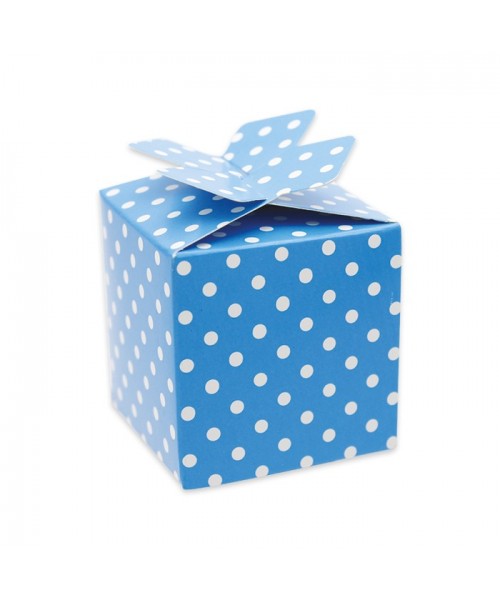 25 SCAT.NE CUBET.FIOC.POIS TURCHESE 5CM