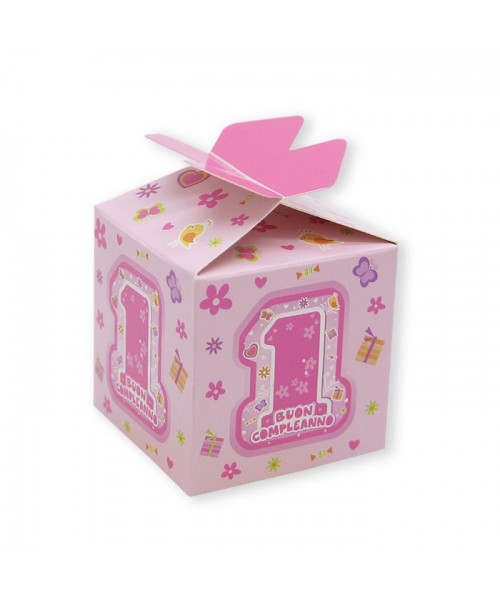 25 SCAT. CUBETTO FIOCCO ONE PINK