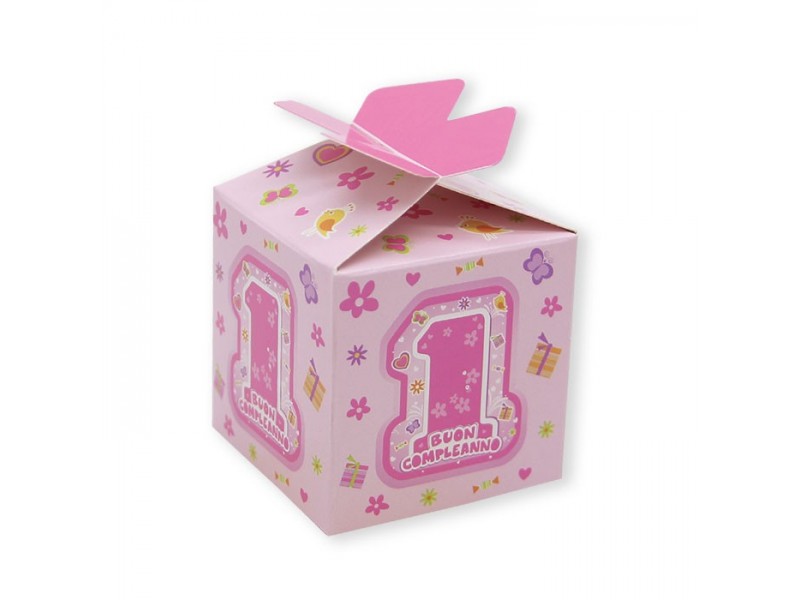 25 SCAT. CUBETTO FIOCCO ONE PINK