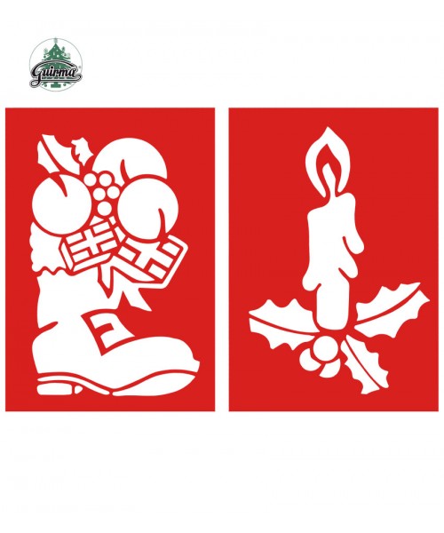 STANCIL NATALE 25X35 2PZ 2