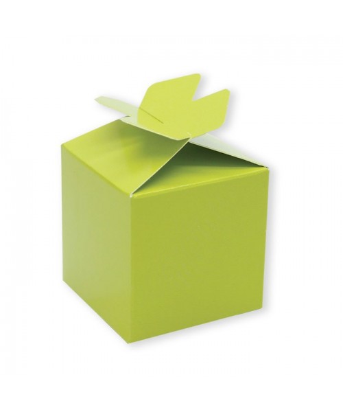 25 SCAT. CUBETTO FIOCCO VERDE MELA