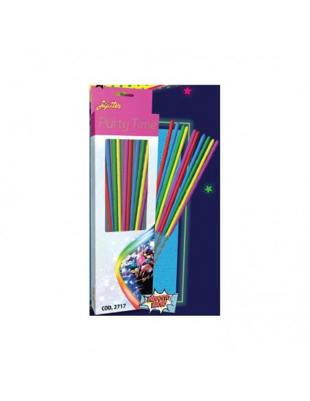 STELLE FILANTI COLORI NEON 17CM PZ. 20