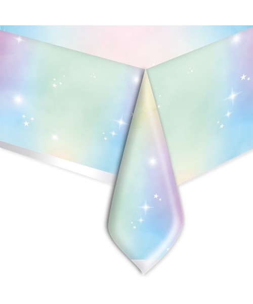 Tovaglia in plastica Iridiscente soft rainbow140x270cm 2