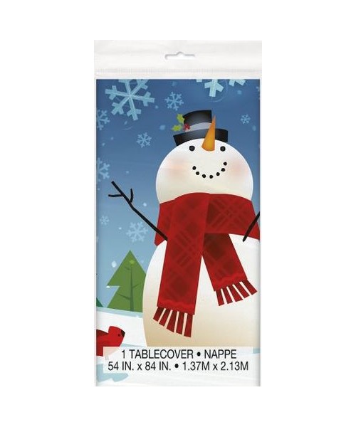 TOVAGLIA JOYFUL SNOWMAN PZ. 12 1,37X2,13CM 2