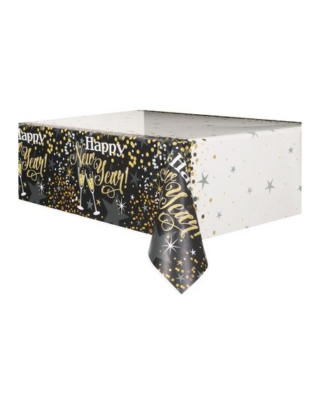 Tovaglia plastica 137 x 213 cm Glittering New Year 1 pz