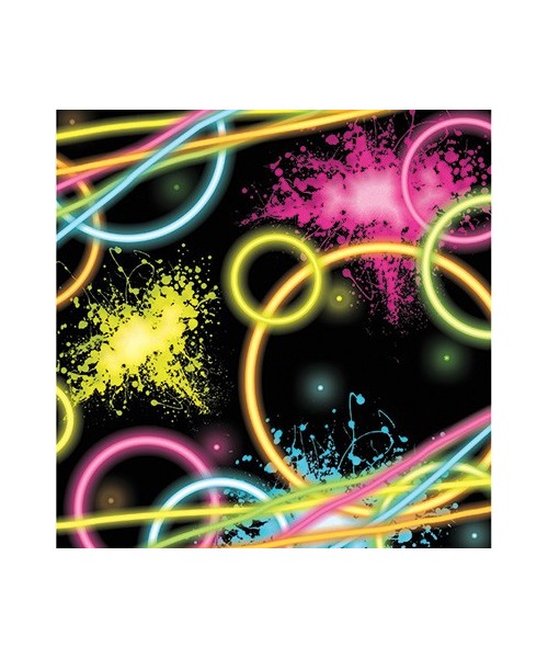 TOVAGLIOLI 25X25 GLOW PARTY FLUO 16PZ 2