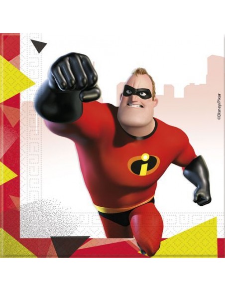 TOVAGLIOLO 33X33 20PZ INCREDIBLES 2