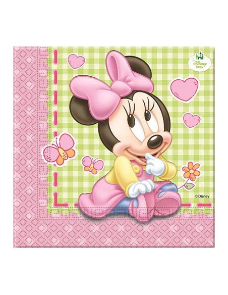 Tovagliolo 33x33 cm *Baby Minnie 20PZ