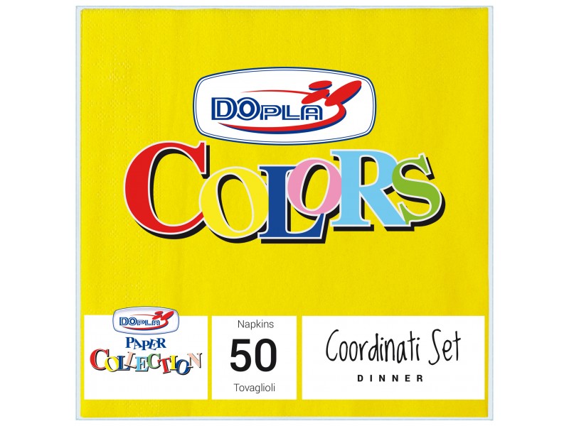 TOVAGLIOLO 33X33 PZ. 50 GIALLO